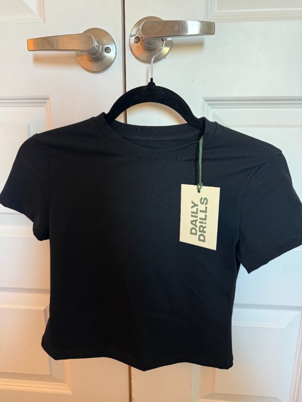 Daily Drills Black Short Sleeve Tee